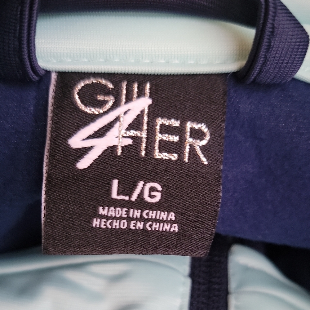 Seattle Kraken Size LARGE NHL Women's Track Jacket by G III In Blue & Teal - Picture 10 of 13